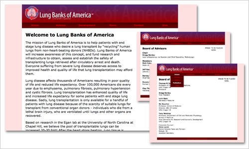 Lung Banks of America